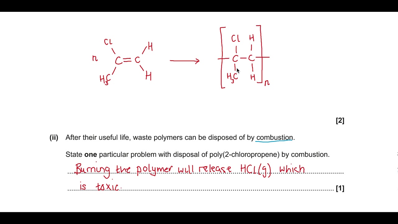 Alkene practice questions - answers
