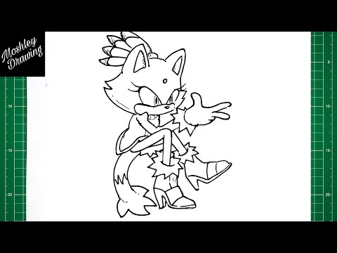 YouTube video about: How to draw blaze the cat?