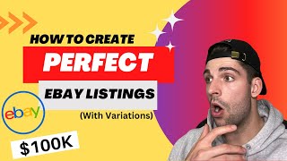 How to create perfect eBay listings with variations to get sales! Reselling sneakers on eBay!