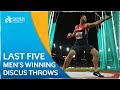 FANTASTIC Discus Throwing Last 5 Men S Discus Winning Throws