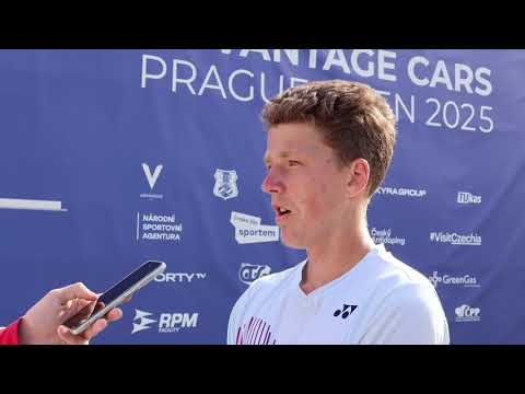 Jan Kumstát: Byla to dobrá zkušenost. Soupeř zvládl zápas líp | Advantage Cars Prague Open 2025