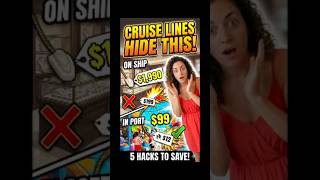 5 Cruise Hacks They Hide From You #travel #dothingsyoudontwanttodo #youareoneofakind #troubletravel