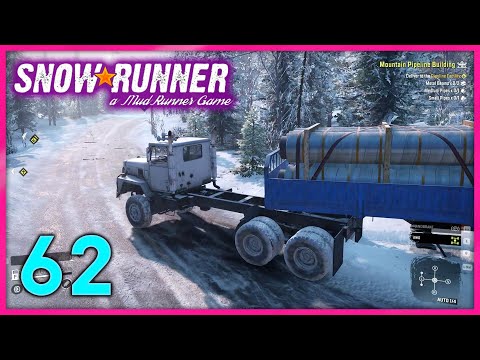 SnowRunner Gameplay Part 62 | Alaska / Mountain River
