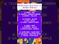 What Color Are You Zodiac Edition