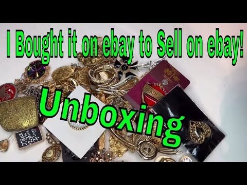 Jewelry Unboxing I bought it on ebay to sell on ebay Part of my 344 lbs Jewelry Haul