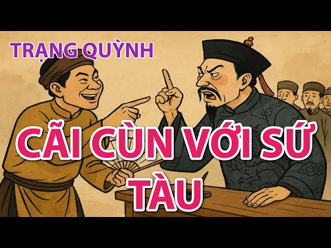 TRẠNG QUỲNH CÃI CÙN VỚI SỨ TÀU