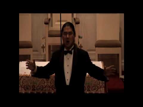 Hyong Sik Jo sings: "La Calunnia" The Barber of Seville; Rossini.  Accompanied by D. Maiullo.