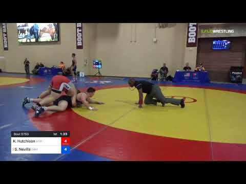 2018 Marine Corps US Open/UWW Junior Freestyle 125 Con Semis - Kayne Hutchison (AFRTC) Vs. Seth Ne