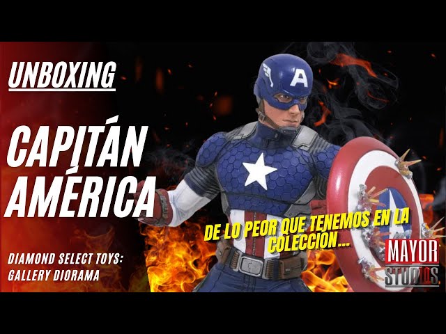 Vídeo relacionado con DIAMOND SELECT TOYS Capitán America Figura Coleccionable Marvel, Color, Talla única (SEP201926)