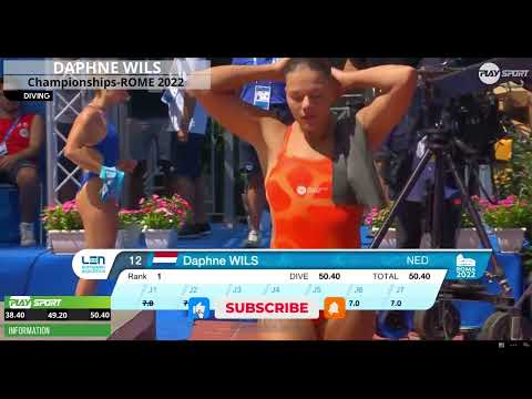 Daphne WILS l Elena BERTOCCHI 1M spingboard l Championships ROME 2022