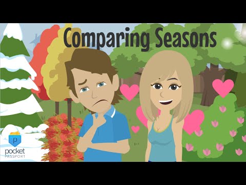 季節比較 | 對春天的看法 (Comparing Seasons | Opinions About Spring)