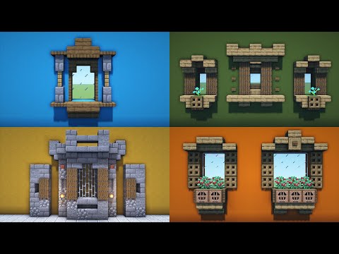 Minecraft 1.16 Build Ideas / Tip & Tricks: Windows!!!