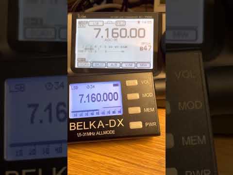 Belka DX v Icom IC-7100