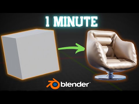 Create a Chair in Blender in 1 Minute!