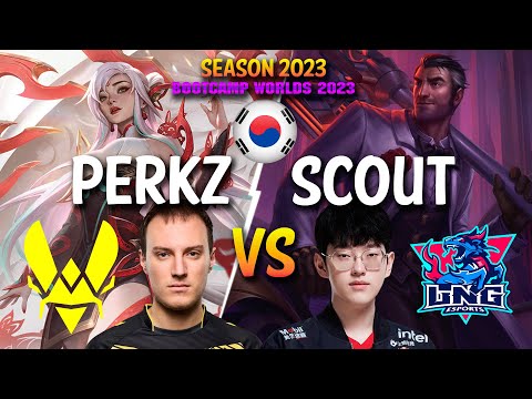 VIT Perkz vs LNG Scout - Perkz IRELIA vs Scout JAYCE Mid - Patch 13.19 KR Ranked