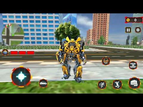 Bumblebee Transform Into Robot Car | Let's Play The Game - Grand Robot Car 3D Game