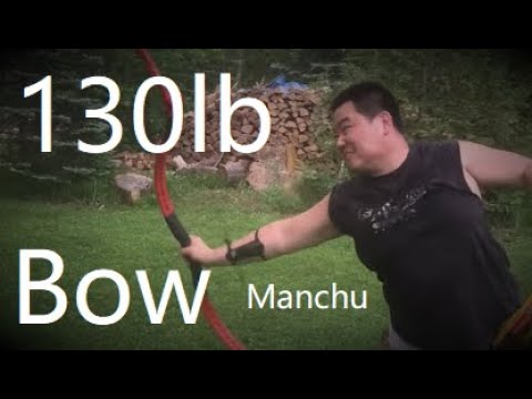 Heavy War Bow 130lb destroys Arrow