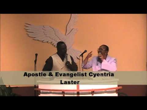 Apostle Young & Evangelist Cyentria Laster  Teaching as one!!!