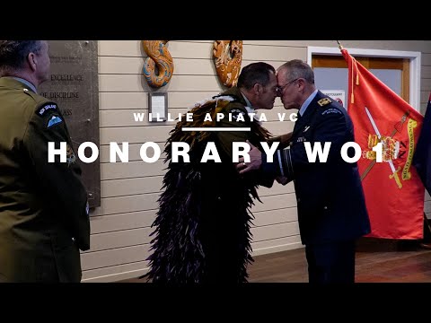 Willie Apiata VC appointed to Honorary Warrant Officer Class One | New Zealand Defence Force