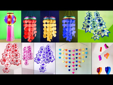 5 Beautiful Paper Wall Hanging Home Decor Ideas | Easy Wall Decoration Ideas | DIY paper craft