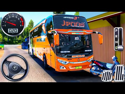 US City Bus Realistic Driving 3D - Coach Bus Offroad Drive Simulator 2024 - Android GamePlay
