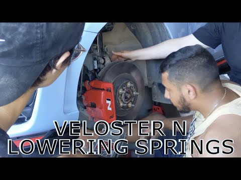 Veloster N Ark Performance GT-S Lowering Springs Installation