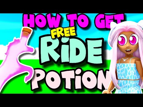 how to get a free ride potion & free pet in adopt me roblox without robux! 100% free and working!