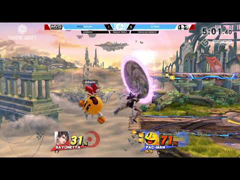 Shine 2017 Smash 4 - MVG | Salem (Bayonetta) vs. Edwin (Pac-Man) - Singles R1 Pools