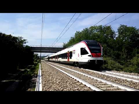 LA STROMBAZZATA DEL TILO ETR 524 108 IN TRANSITO A LENTATE (Monza) 7 - 7 - 2017