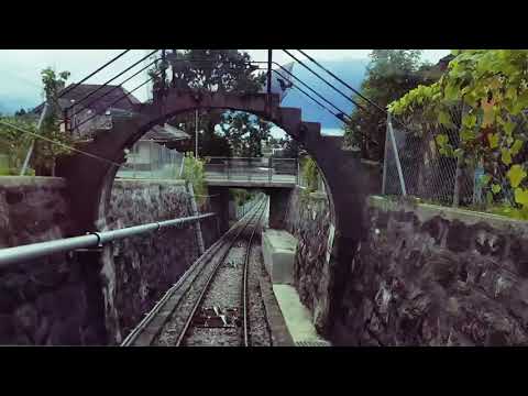 Time-lapse  [La Funicular] Vevey - Mont Pelerin *Switzerland*