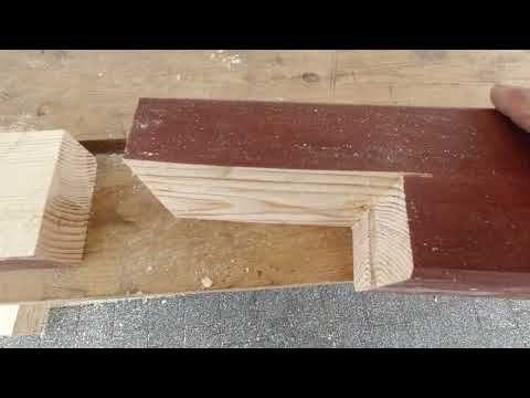 Łączenie drewna po długości.