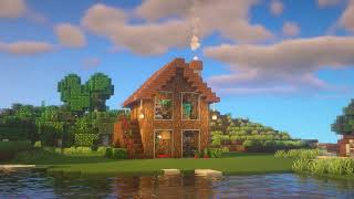Minecraft : How to Build Simple Starter Survival House Tutorial (#11)