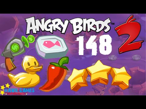 Angry Birds 2 - 3 Stars Walkthrough Level 148 [4K 60FPS]