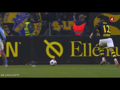 AIK Allmänna Idrottsklubben Solna Stockholm 0-1 M...