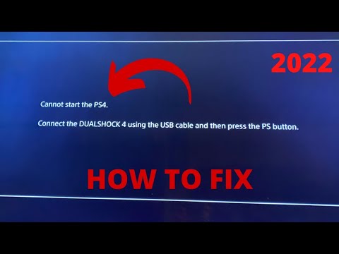 Cannot Start the PS4 - Safe Mode Loop - How to Fix (2022)