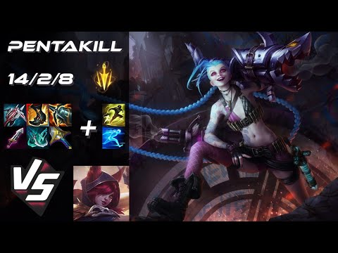 BOTTOM Jinx vs Xayah [PENTAKILL] - EU Challenger Patch 25.S2.7