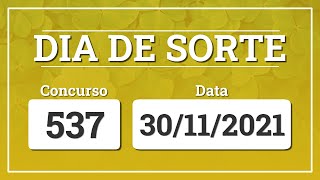 Capa de DIA DE SORTE 537