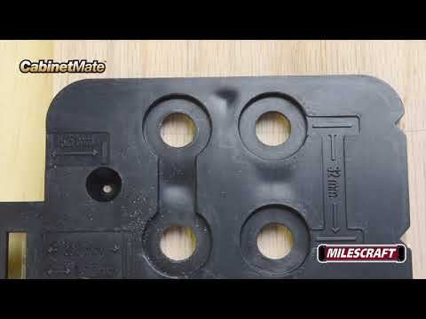 Milescraft 1316 CabinetMate   How to Create Shelf Pins by EQUUS