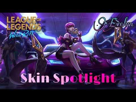 K/DA ALL OUT EVELYN | Skin Spotlight : League Of Legends Wild Rift [4K]