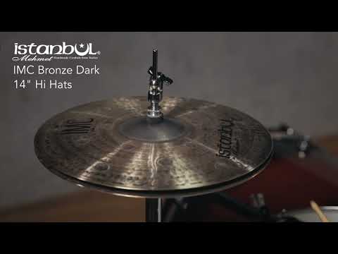Istanbul Mehmet Cymbals 14" IMC Bronze Dark Hi-Hat image 2