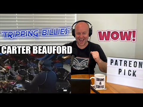 Drum Teacher Reacts: CARTER BEAUFORD | 'Tripping Billies' (Studio) | Dave Matthews Band | (2020)