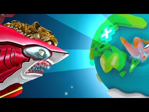 ACE SHARK vs COLOSSAL SQUID BOSS BATTLE PART 3 (top 2%) - Hungry Shark World