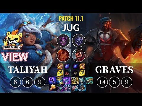 SG-S View Taliyah vs Graves Jungle - KR Patch 11.1