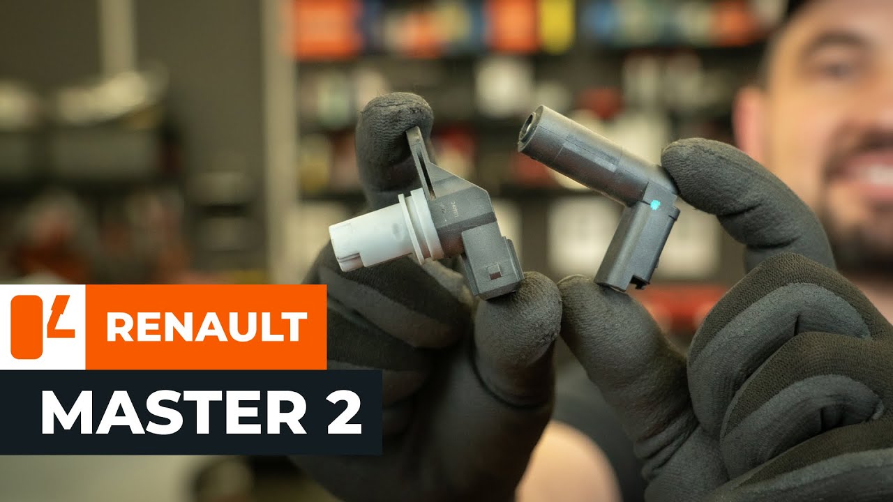Kā nomainīt: kloķvārpstas pozīcijas sensors Renault Master 2 van - nomaiņas ceļvedis