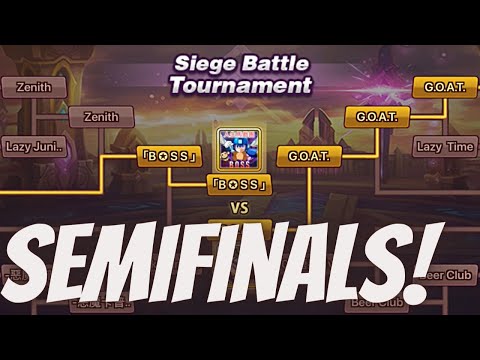 GOAT vs CandyHouse - Siege Battle Tournament Semi Finals ! [Season 7]