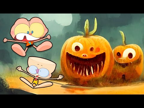 Mongo e Drongo em VOVÓ VIRA ABÓBORA - LobisMongo e LobisDrongo continuam Lobisomens? 👀