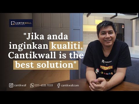 Cantikwall interior design walkthrough video thumbnail