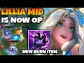 LILLIA MID feels SO OP with the NEW ITEM BLACKFIRE TORCH