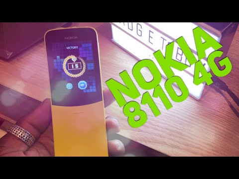 Nokia 8110 4G Dual SIM Banana Phone Unboxing