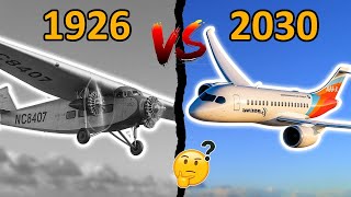 🔥 PASSENGER PLANES EVOLUTION – Comparing Early Propellers vs Modern Jets . Aircraft transformation